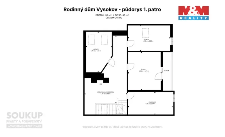Prodej rodinného domu, Vysokov, 169 m2