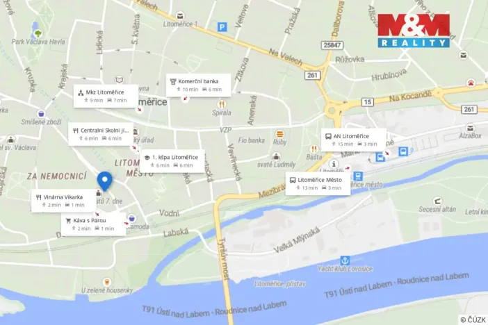 Pronájem bytu 4+1, Litoměřice - Předměstí, Horní Dubina, 79 m2