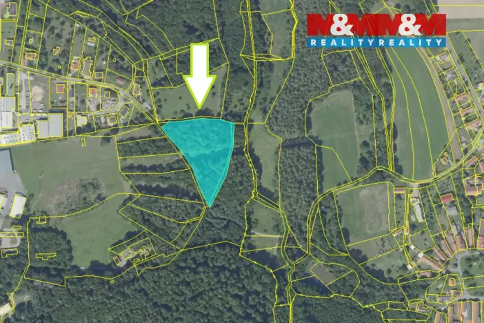 Prodej zahrady, Kostelec nad Černými lesy, Svatbínská, 10316 m2