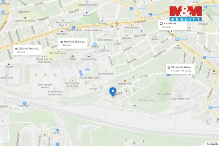 Prodej bytu 2+1, Praha - Strašnice, U trati, 47 m2