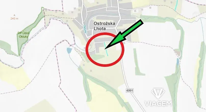 Prodej podílu pozemku pro bydlení, Ostrožská Lhota, 309 m2