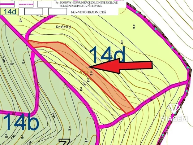 Prodej podílu zahrady, Kelčany, 232 m2