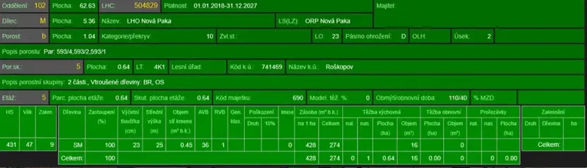 Prodej podílu lesa, Stará Paka, 4610 m2