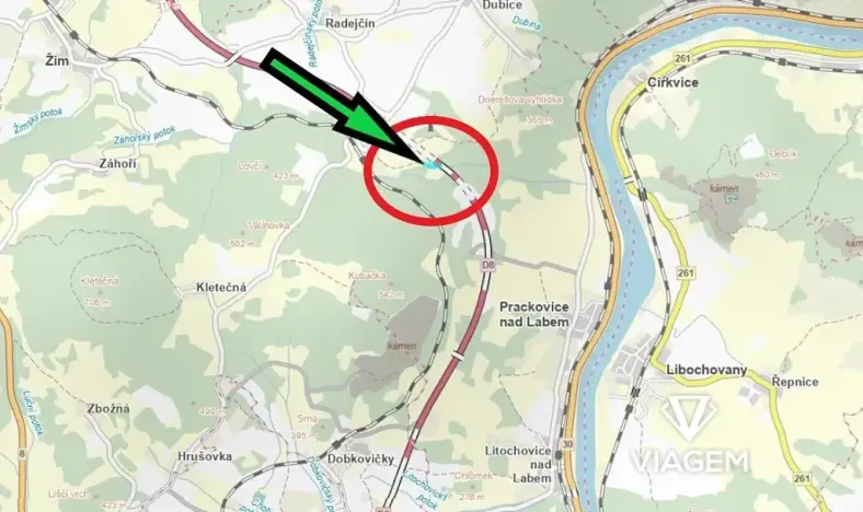 Prodej podílu pole, Prackovice nad Labem, 472 m2