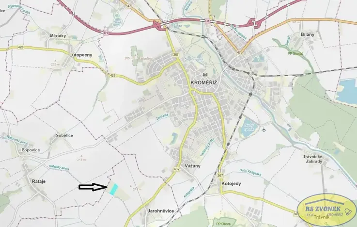 Prodej zahrady, Jarohněvice, 28236 m2