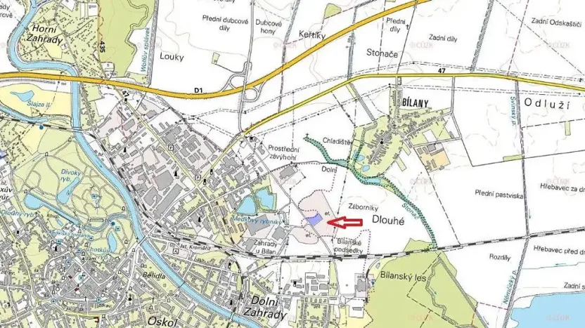 Prodej komerčního pozemku, Kroměříž, Jožky Silného, 6000 m2