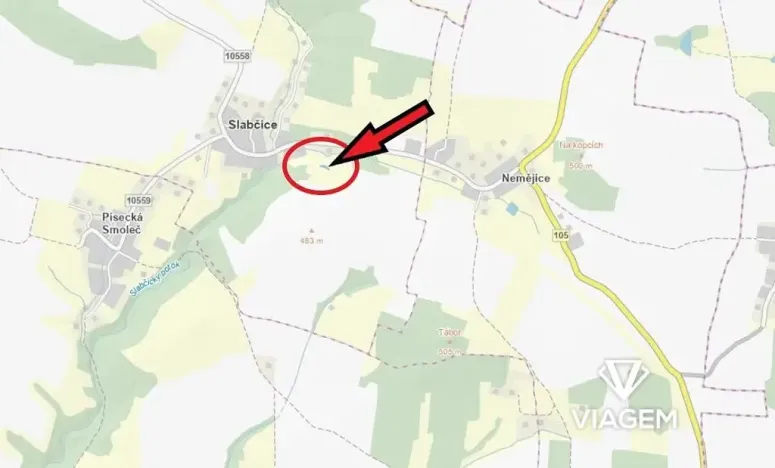 Prodej podílu zahrady, Slabčice, 129 m2