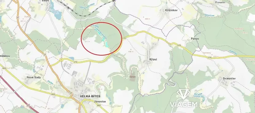 Prodej podílu pole, Velká Bíteš, 3359 m2