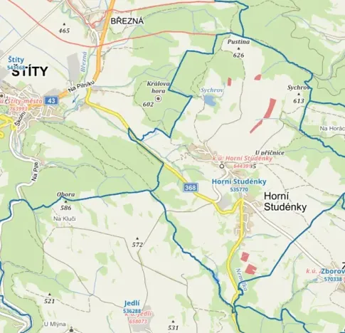 Prodej louky, Horní Studénky, 76032 m2