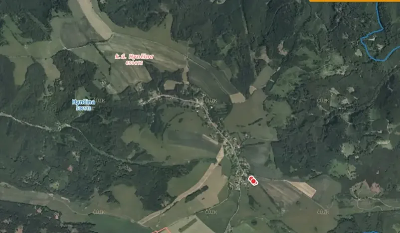 Prodej pozemku pro bydlení, Hynčina, 1406 m2