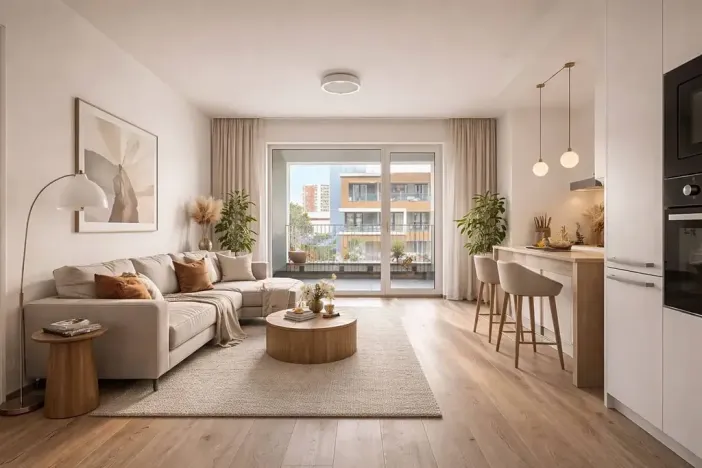 Pronájem bytu 1+kk, Praha - Vysočany, Poděbradská, 30 m2