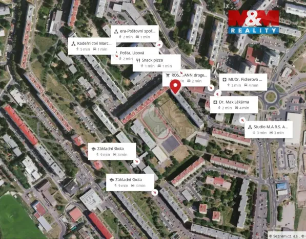 Prodej bytu 3+1, Most, Kpt. Jaroše, 62 m2