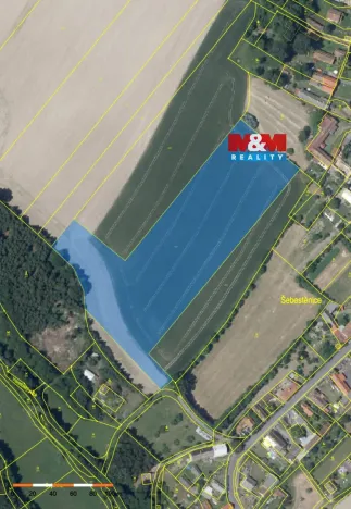 Prodej pole, Šebestěnice, 38069 m2