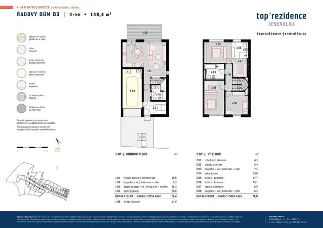 Prodej rodinného domu, Praha - Dejvice, V Trníčku, 148 m2