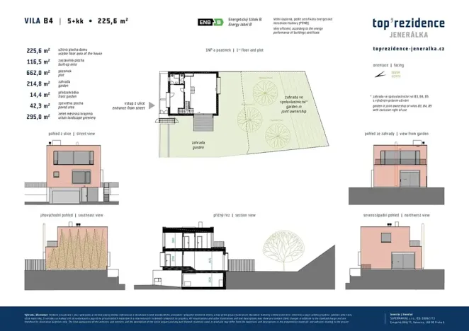 Prodej rodinného domu, Praha - Dejvice, V Trníčku, 226 m2