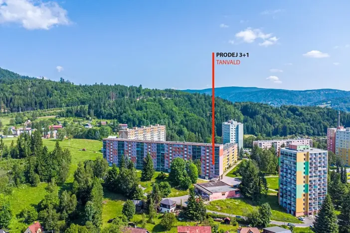 Prodej bytu 3+1, Tanvald, U Lesíka, 70 m2