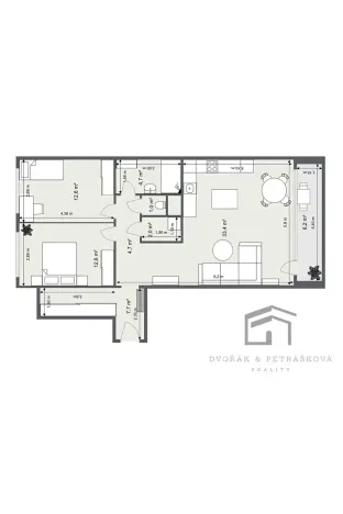 Prodej bytu 3+kk, Praha - Stodůlky, Přecechtělova, 78 m2