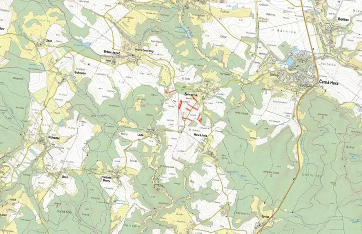 Prodej pole, Žernovník, 9268 m2