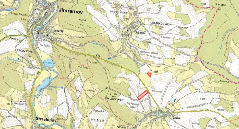 Prodej louky, Jimramov, 18628 m2