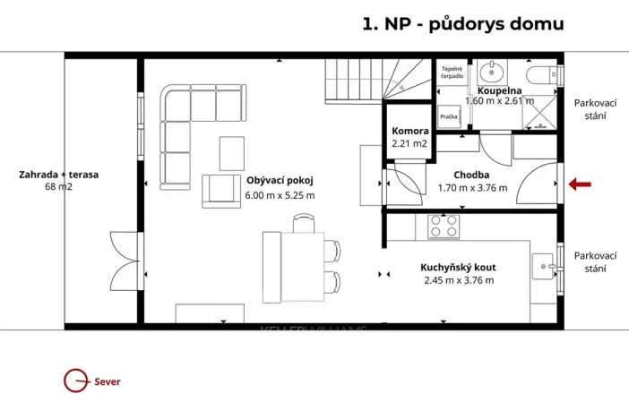 Prodej rodinného domu, Chýně, Opata Mariana, 107 m2