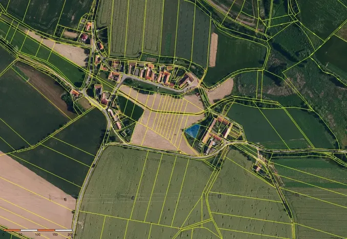 Prodej zahrady, Babice, 1000 m2