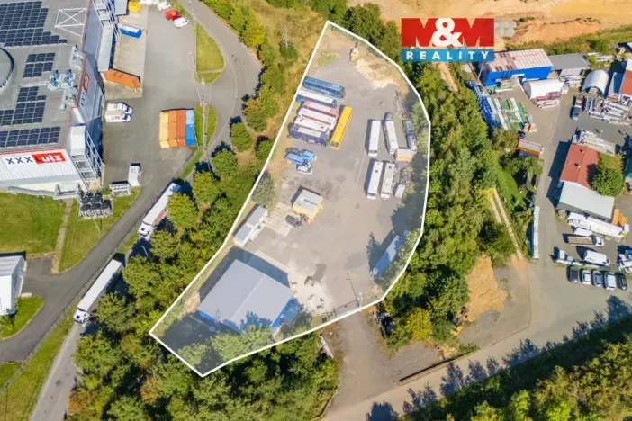 Pronájem komerčního pozemku, Plzeň - Černice, 500 m2