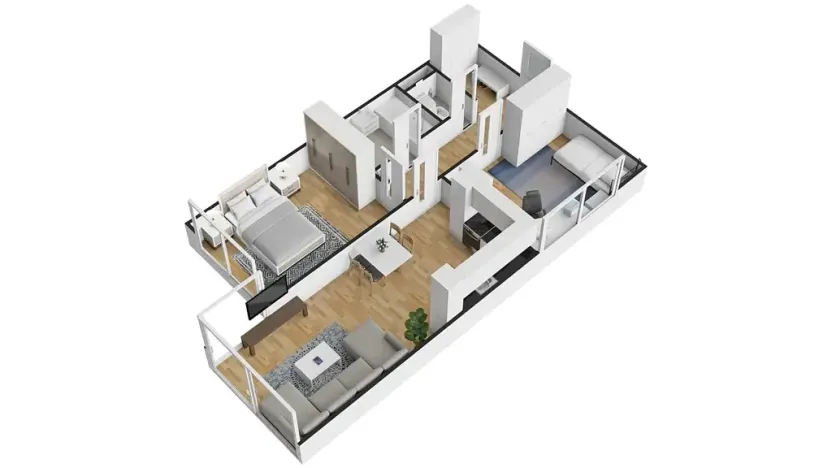 Prodej bytu 3+kk, Čebín, 64 m2