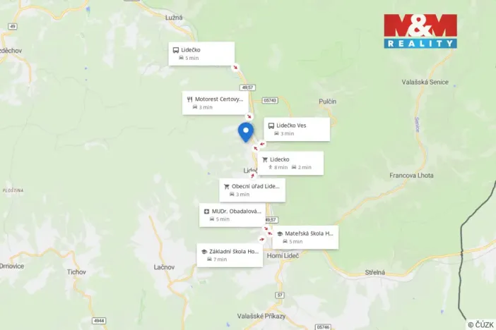 Prodej pozemku pro bydlení, Lidečko, 1788 m2