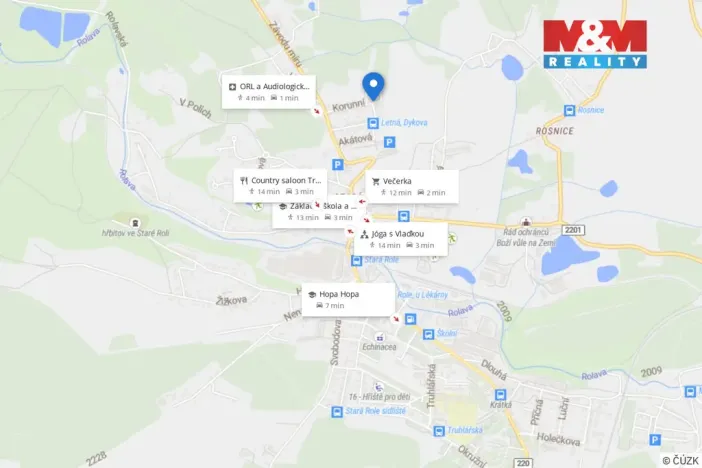 Prodej rodinného domu, Karlovy Vary - Stará Role, Korunní, 96 m2