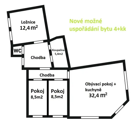 Prodej bytu 2+1, Boskovice, Havlíčkova, 82 m2