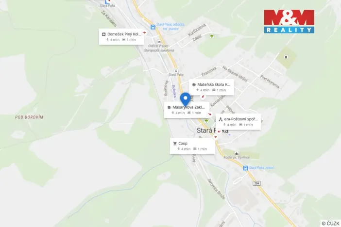 Pronájem rodinného domu, Stará Paka, Revoluční, 70 m2