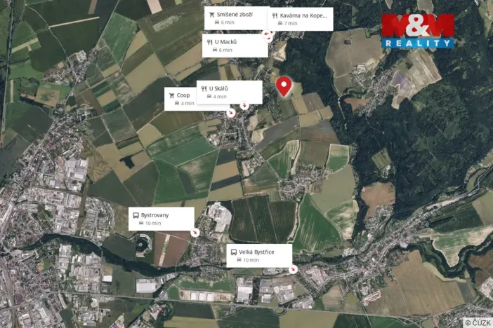 Prodej pole, Olomouc - Droždín, 863 m2