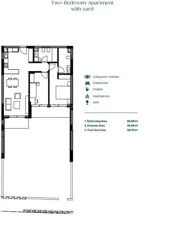 Prodej bytu 2+1, Palasë, Albánie, 99 m2