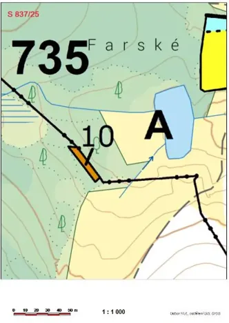 Prodej lesa, Otín, 213 m2
