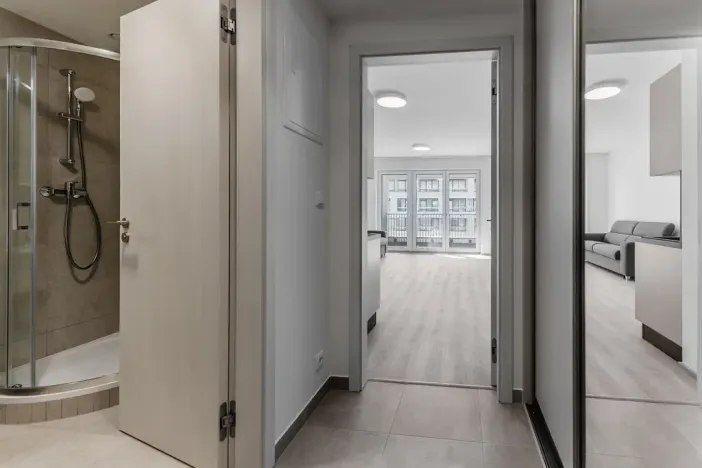 Pronájem bytu 1+kk, Praha - Hloubětín, Poděbradská, 33 m2