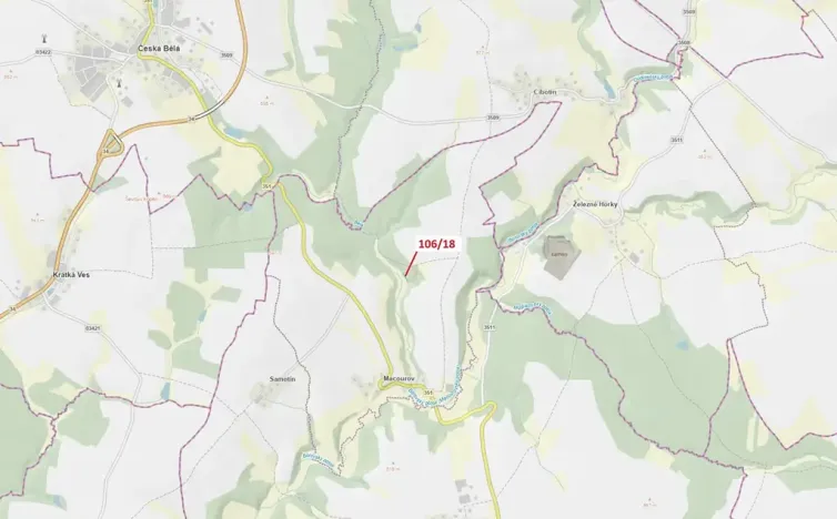 Dražba louky, Žižkovo Pole, 135 m2