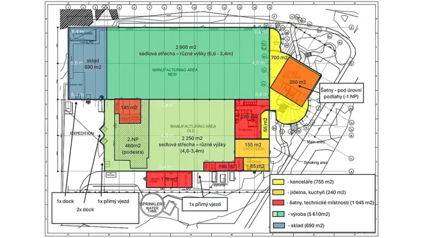 Prodej výrobních prostor, Stráž pod Ralskem, 8300 m2
