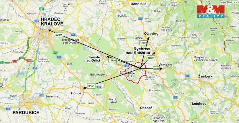 Pronájem výrobních prostor, Kostelec nad Orlicí, 150 m2