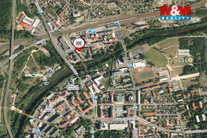 Pronájem bytu 1+1, Sokolov, Nádražní, 39 m2