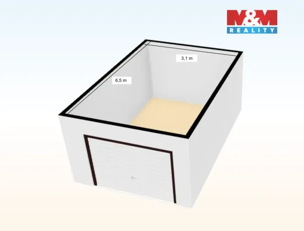 Prodej garáže, Rychnov nad Kněžnou, 19 m2