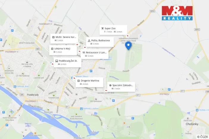 Prodej zahrady, Poděbrady - Poděbrady I, 471 m2