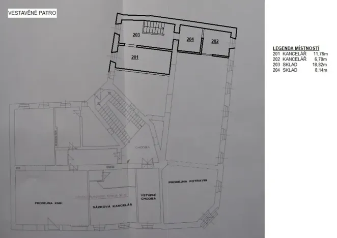 Pronájem obchodního prostoru, Hradec Králové, Mostecká, 296 m2