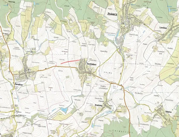 Prodej pole, Archlebov, 7532 m2