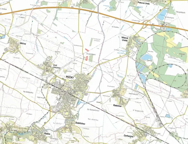 Prodej pole, Pečky, 2483 m2