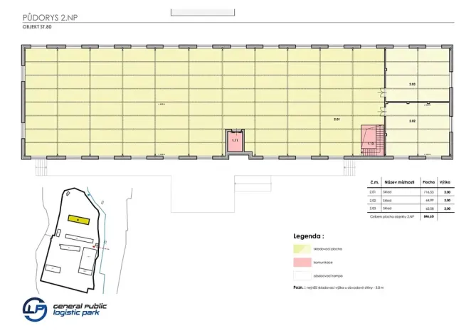 Pronájem skladu, Ostrov, 330 m2