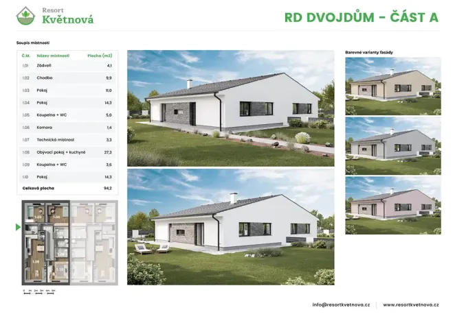 Prodej rodinného domu, Ostrov, 94 m2