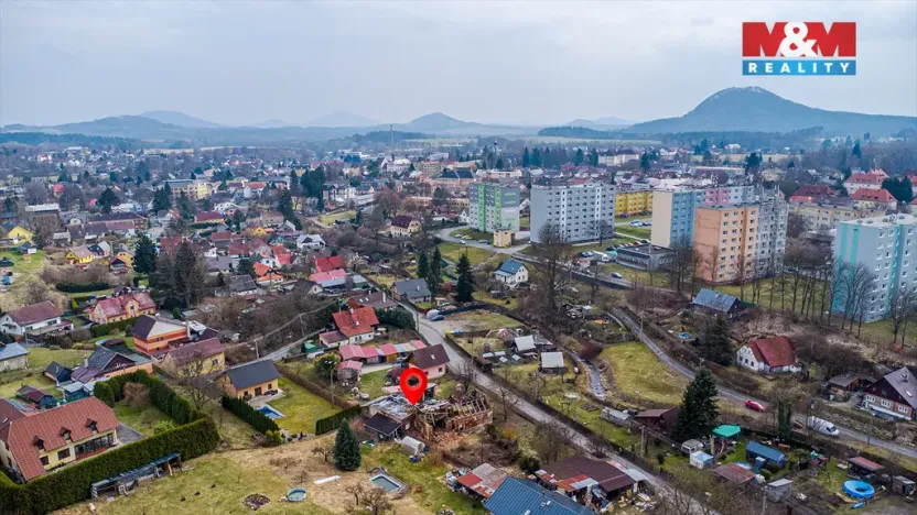 Prodej pozemku pro bydlení, Cvikov, Smetanova, 1225 m2