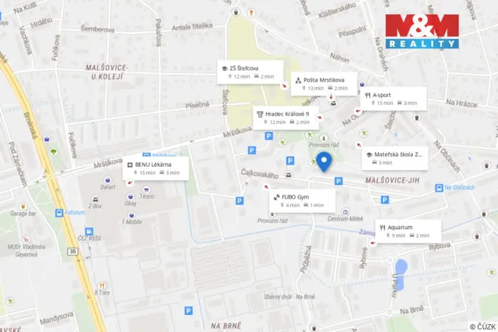 Prodej bytu 3+1, Hradec Králové - Nový Hradec Králové, Čajkovského, 82 m2