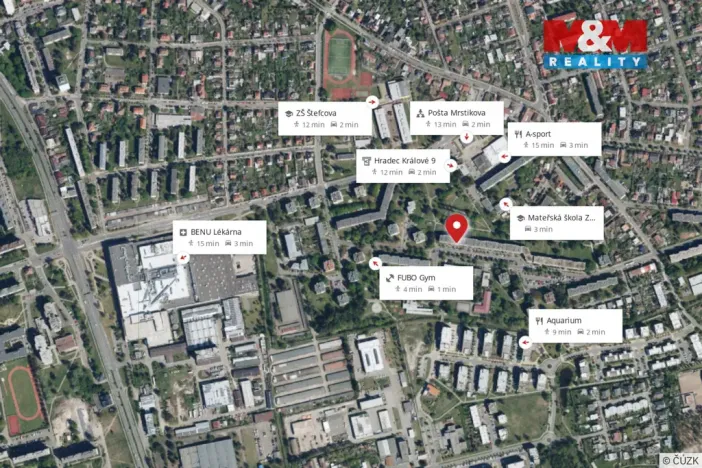 Prodej bytu 3+1, Hradec Králové - Nový Hradec Králové, Čajkovského, 82 m2