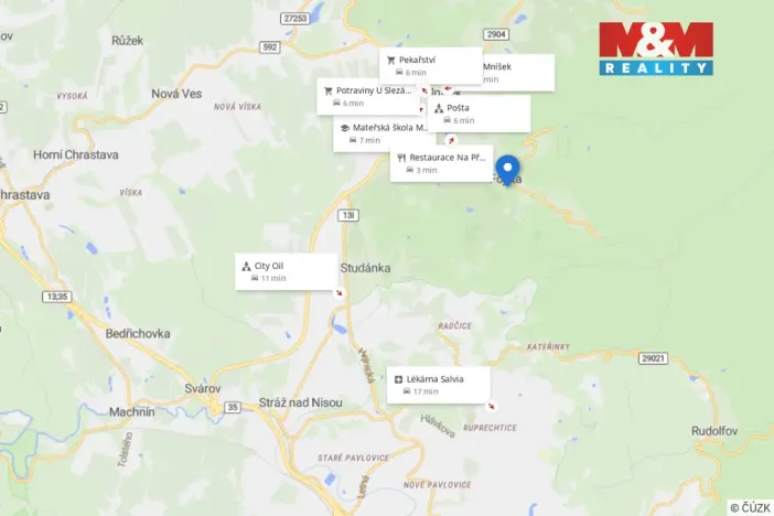 Prodej pozemku pro bydlení, Mníšek - Fojtka, 1257 m2